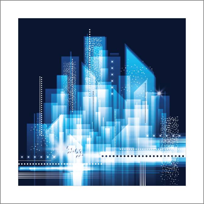 Paintings, photos from Passepartout Abstract city