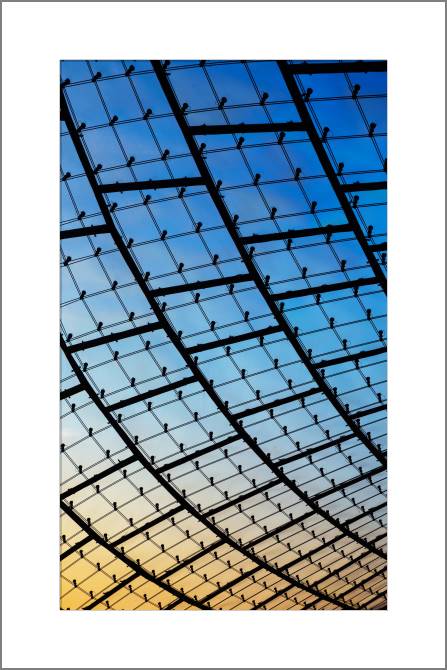 Paintings, photos from Passepartout Modern glass facade