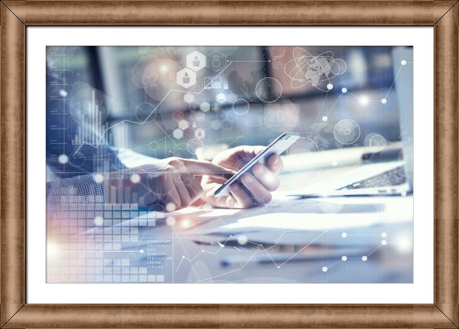 Купить и печать на заказ Картины в рамке, багете Менеджер проекта