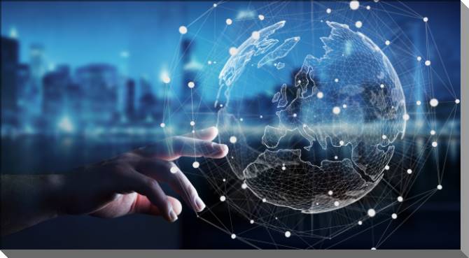 Купить и печать на заказ Картины на пластике, пеноркартоне Глобальная сеть