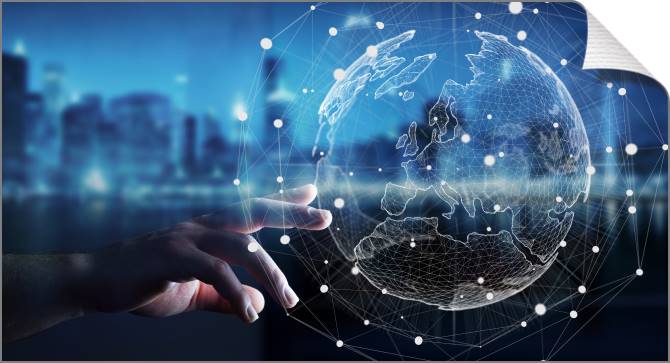 Купить и печать на заказ Картины на холсте Глобальная сеть