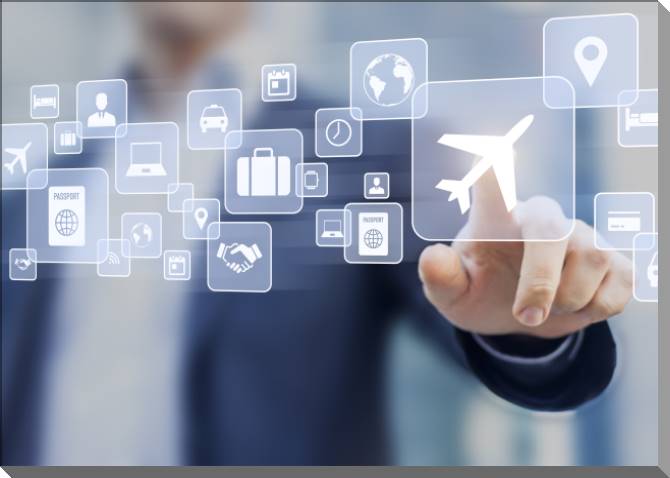 Купить и печать на заказ Картины на пластике, пеноркартоне Концепция деловой поездки