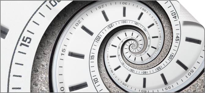 Купить и печать на заказ Картины на холсте Фрактальные часы