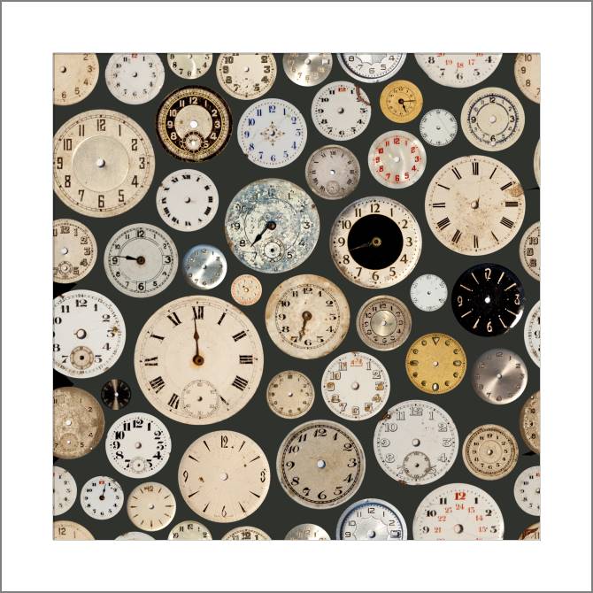 Картины, фото с паспарту Vintage dials