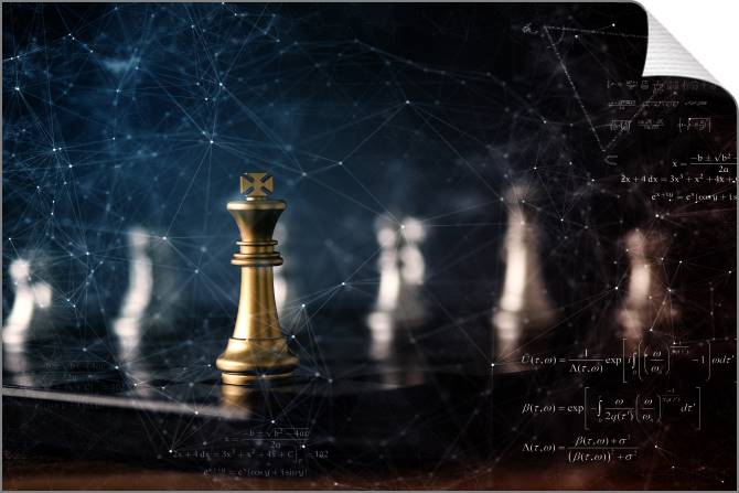 Купить и печать на заказ Картины на холсте Стратегия в шахматах