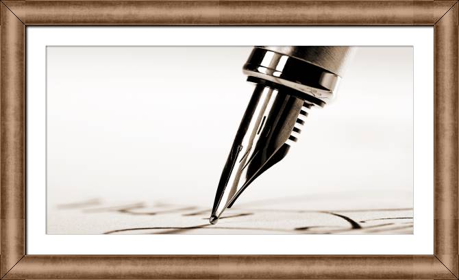 Купить и печать на заказ Картины в рамке, багете Перо