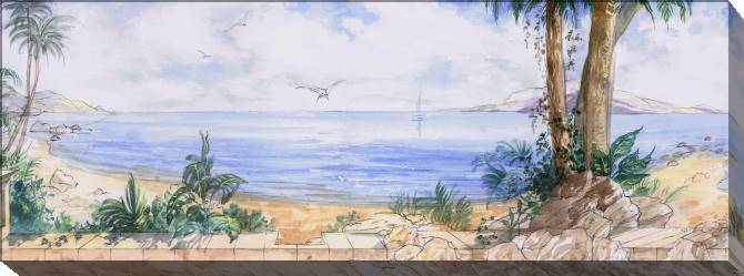 Картины на холсте A sketch of the panorama of the sea