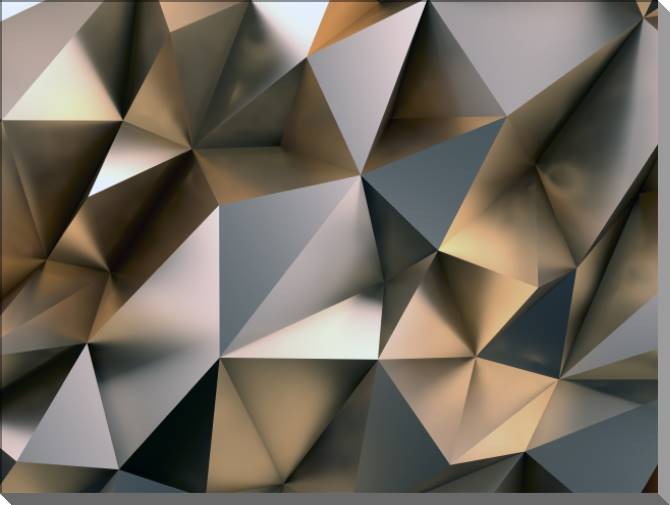 Купить и печать на заказ Картины на пластике, пеноркартоне Объемная металлическая текстура