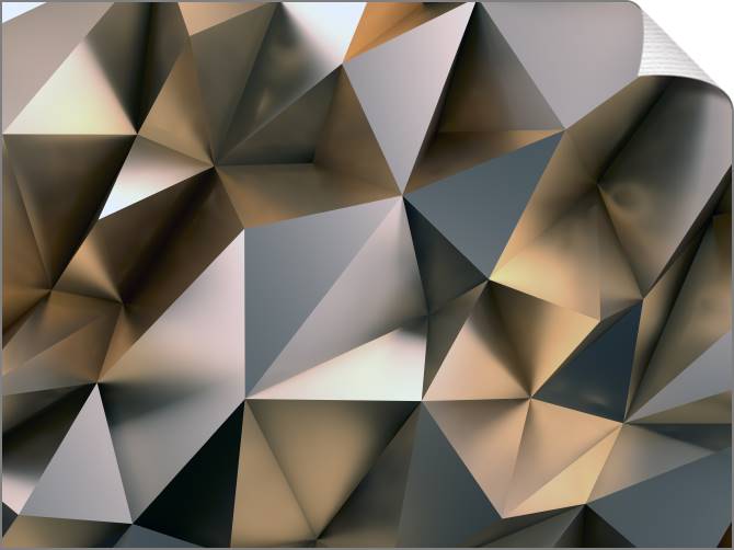 Купить и печать на заказ Картины на холсте Объемная металлическая текстура