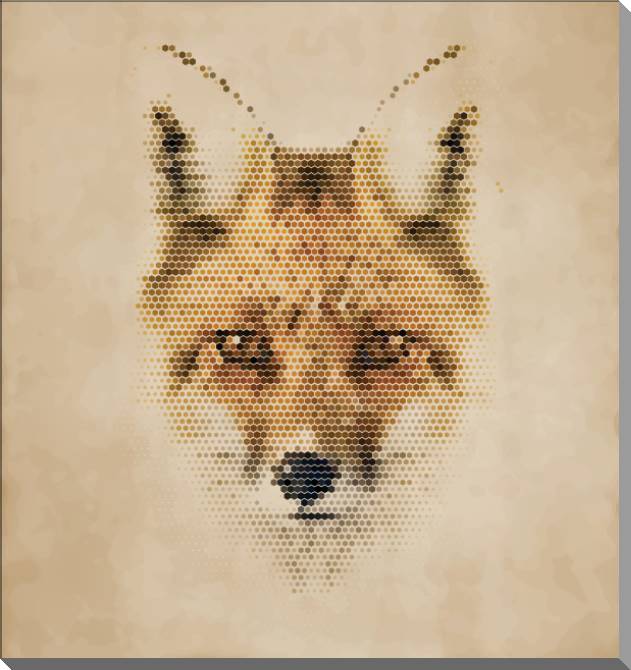 Купить и печать на заказ Картины на пластике, пеноркартоне Лиса