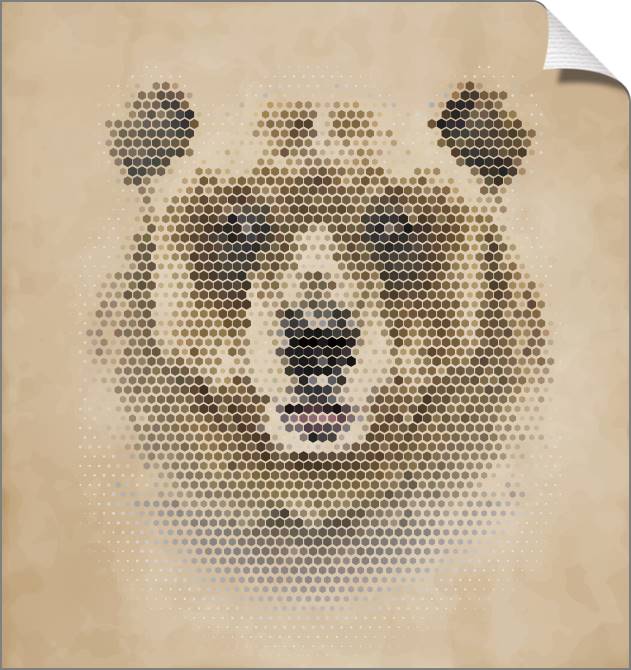 Купить и печать на заказ Картины на холсте Медведь