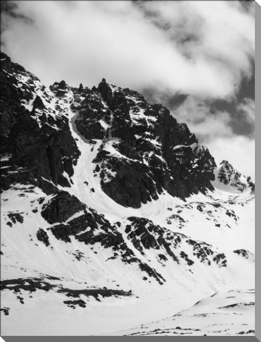 Купить и печать на заказ Картины на пластике, пеноркартоне Снежные горы