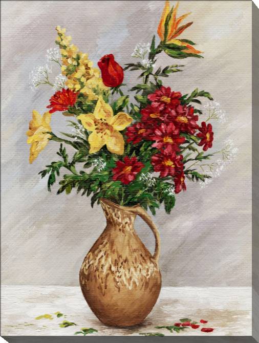 Paintings on canvas Series bouquet in classic стиле_1