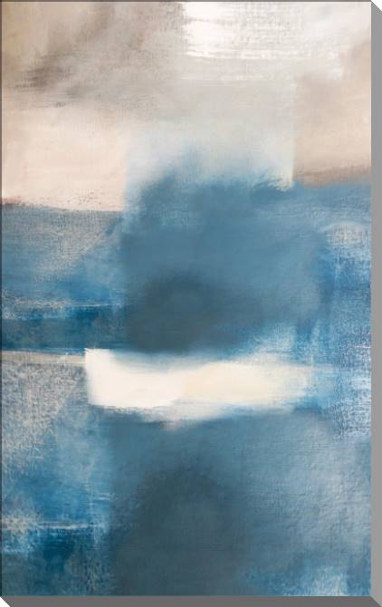 Купить и печать на заказ Картины на пластике, пеноркартоне Пастель в голубых и бежевых оттенках