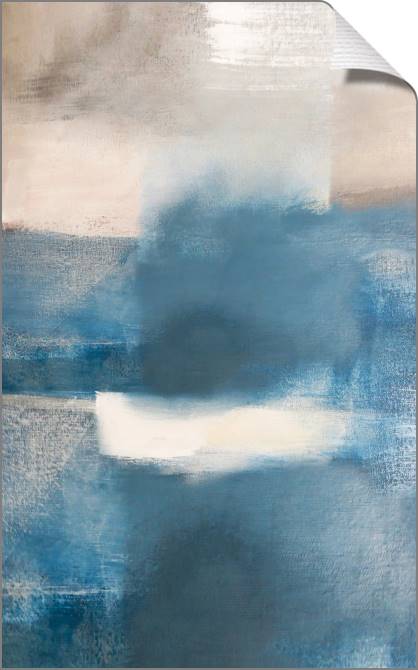 Купить и печать на заказ Картины на холсте Пастель в голубых и бежевых оттенках