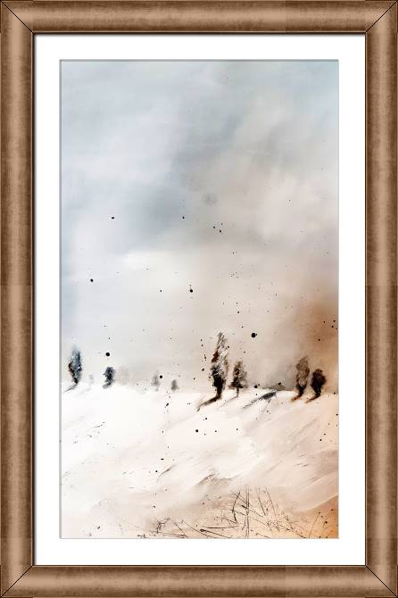 Купить и печать на заказ Картины в рамке, багете Абстрактный пейзаж