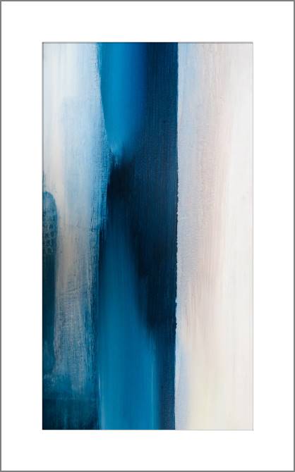 Купить и печать на заказ Картины, фото с паспарту Контраст синего и бежевого