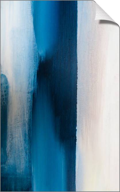 Купить и печать на заказ Картины на холсте Контраст синего и бежевого