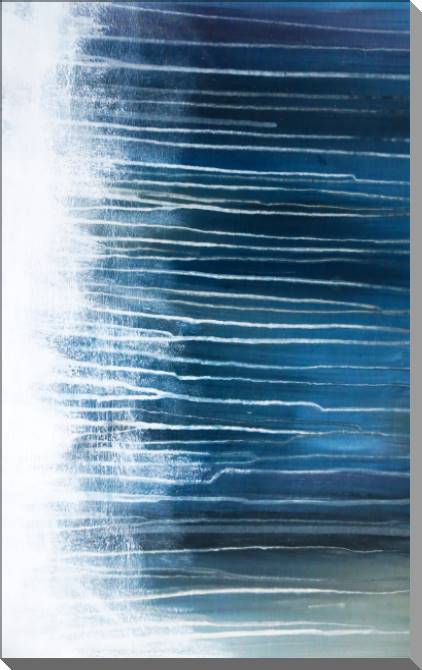 Купить и печать на заказ Картины на пластике, пеноркартоне Белые полосы на синем