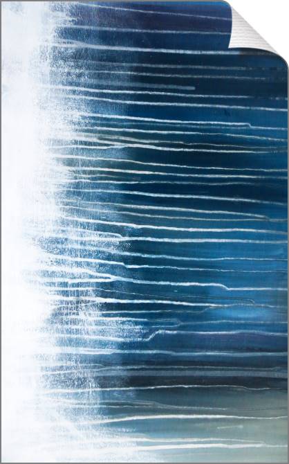 Купить и печать на заказ Картины на холсте Белые полосы на синем