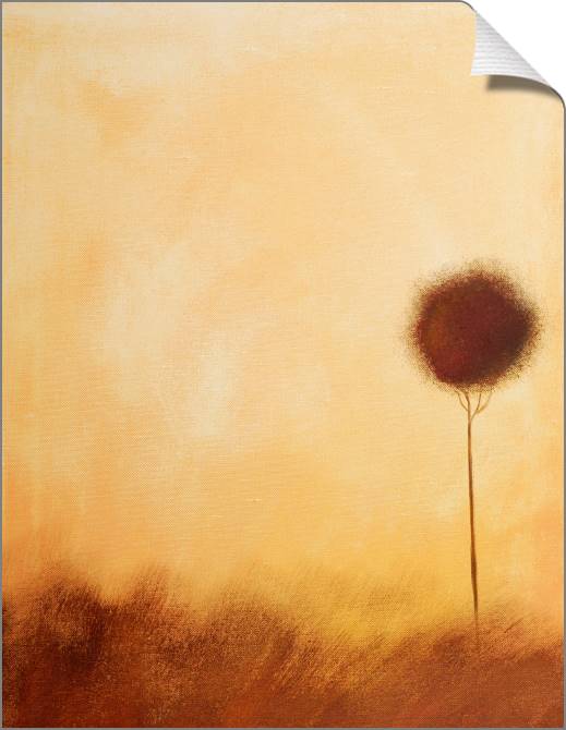 Купить и печать на заказ Картины на холсте Воздушное абстрактное дерево