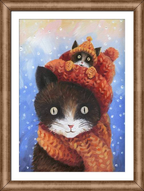 Купить и печать на заказ Картины в рамке, багете Серия иллюстрация из сказок 1