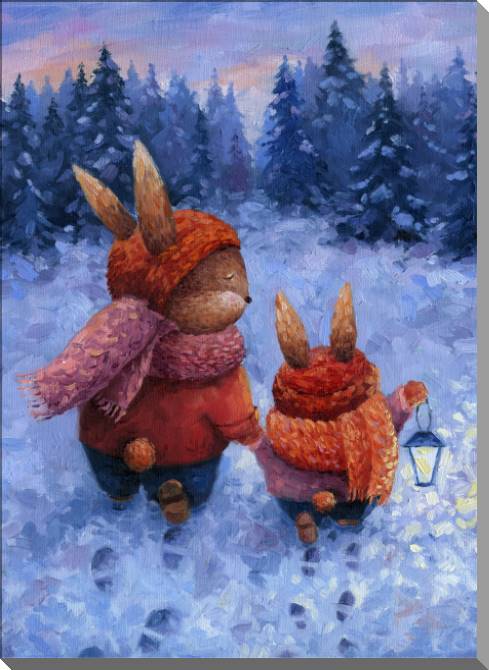 Купить и печать на заказ Картины на пластике, пеноркартоне Серия иллюстрация из сказок 2