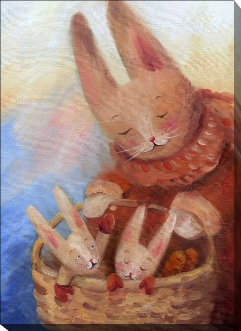 Купить и печать на заказ Картины на холсте Серия иллюстрация из сказок 3