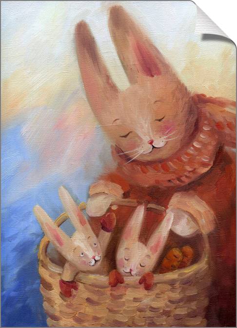 Купить и печать на заказ Картины на холсте Серия иллюстрация из сказок 3