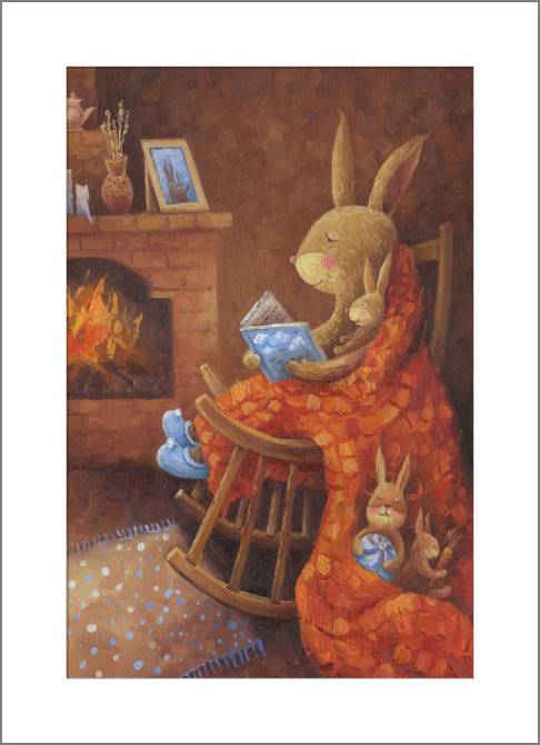 Купить и печать на заказ Картины, фото с паспарту Серия иллюстрация из сказок 4