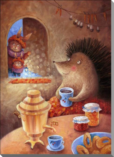 Купить и печать на заказ Картины на пластике, пеноркартоне Серия иллюстрация из сказок 5