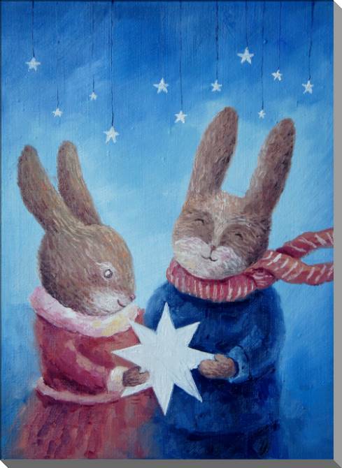 Купить и печать на заказ Картины на пластике, пеноркартоне Серия иллюстрация из сказок 6