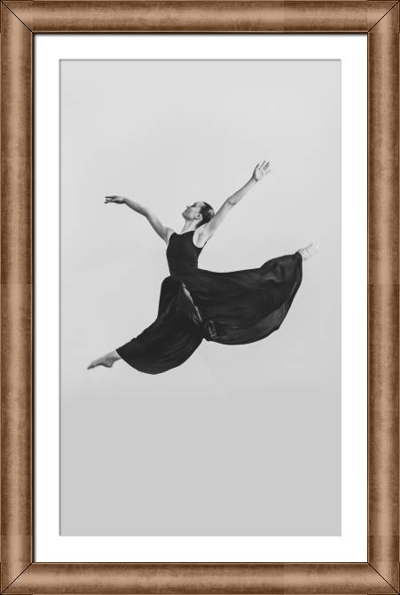 Купить и печать на заказ Картины в рамке, багете Полет танца