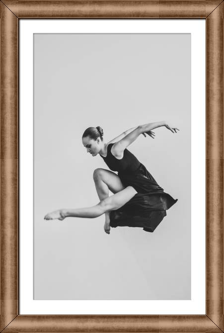 Купить и печать на заказ Картины в рамке, багете Грация танца