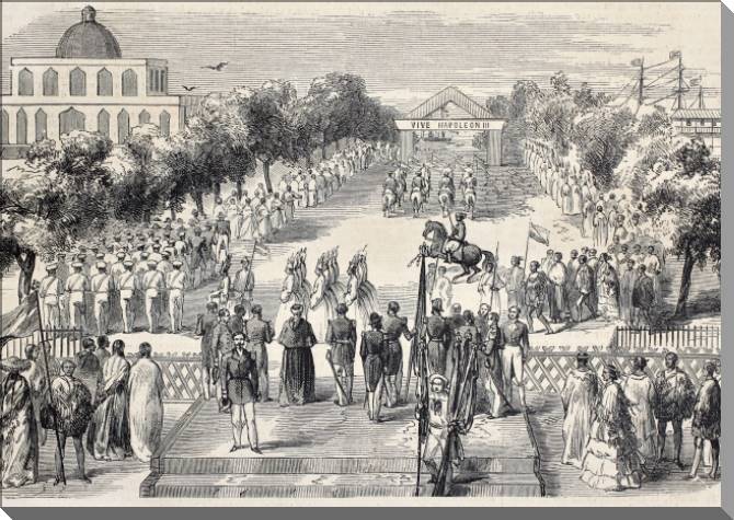 Купить и печать на заказ Картины на пластике, пеноркартоне Серия старый город на Таити