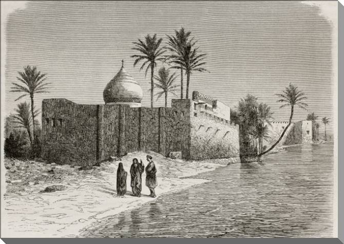 Купить и печать на заказ Картины на пластике, пеноркартоне Старый город в Ираке