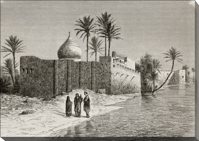 Paintings on canvas Series old town литография_8