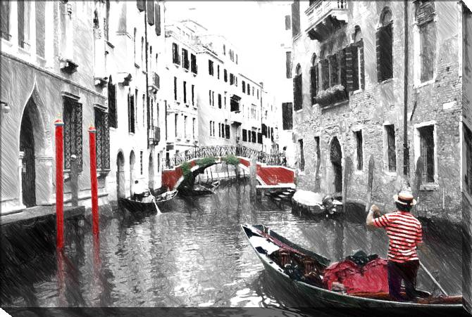 Paintings on canvas Series the city style эскиза_2