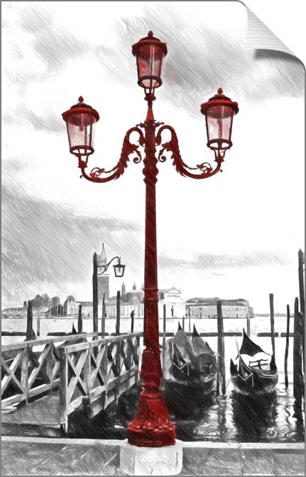 Картины на холсте Series the city style эскиза_6