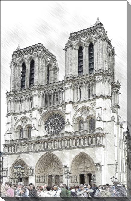 Картины на холсте Series the city style эскиза_7