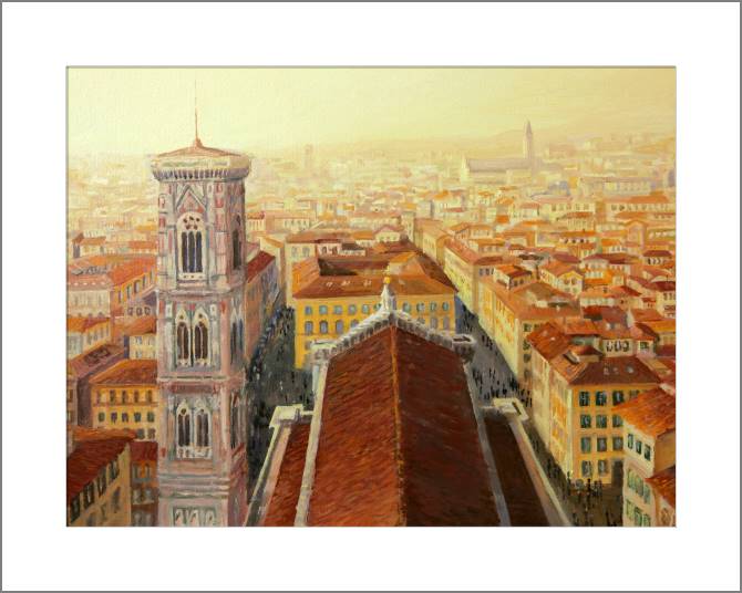 Купить и печать на заказ Картины Вид на Флоренцию