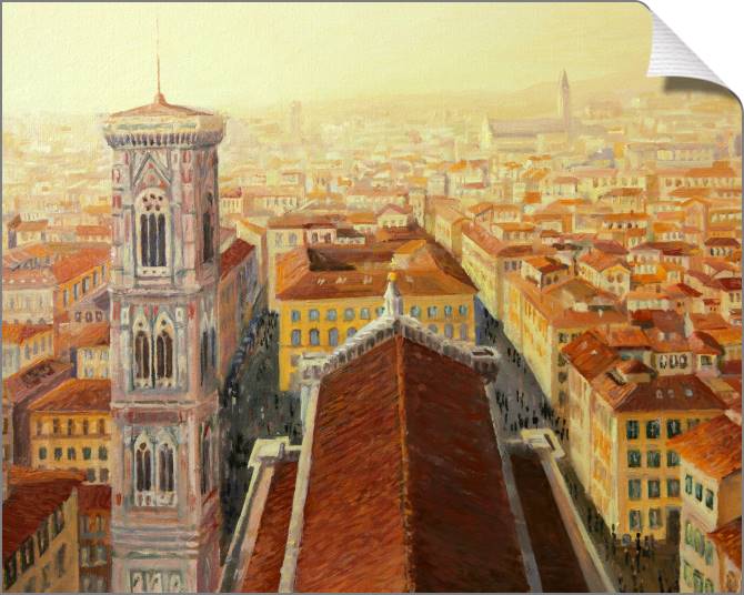 Paintings on canvas Series city and море_1