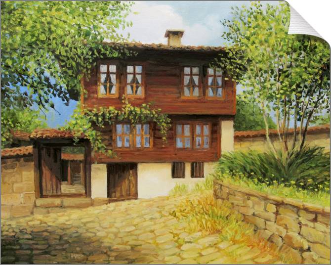 Paintings on canvas Series city and море_5