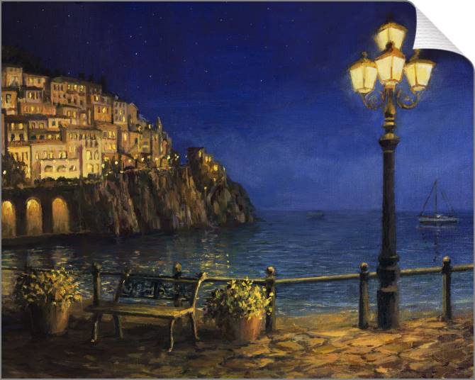 Paintings on canvas Series city and море_6