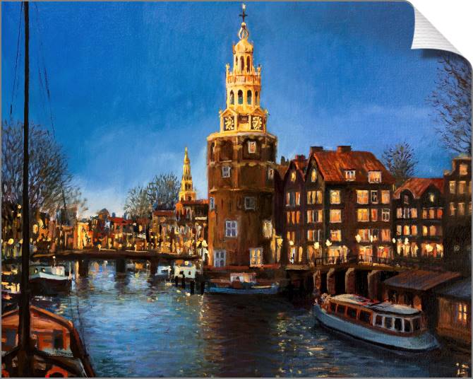 Paintings on canvas Series city and море_8