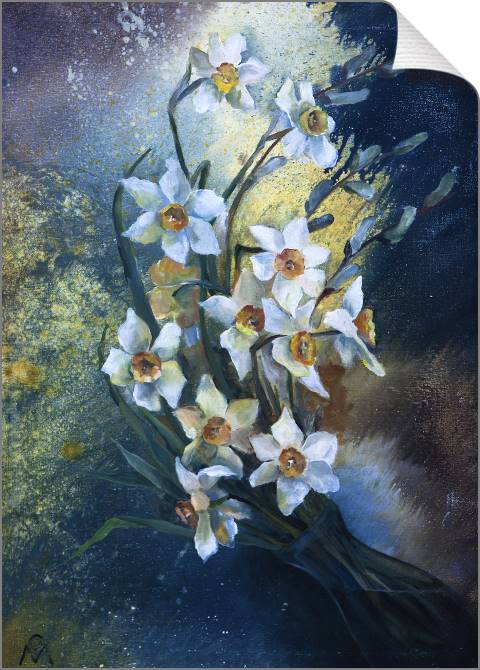 Paintings on canvas Daffodils oil