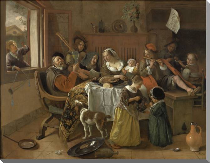 Купить и печать на заказ Картины на пластике, пеноркартоне Веселая компания