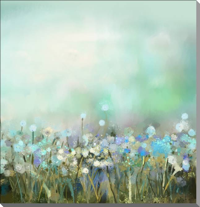 Купить и печать на заказ Картины на пластике, пеноркартоне Полевые цветы
