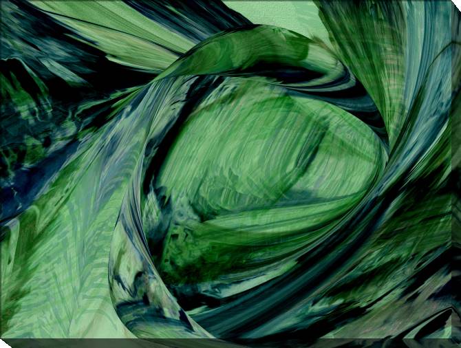 Картины на холсте Green abstraction