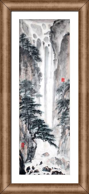 Купить и печать на заказ Репродукции картин Китайская пейзажная живопись